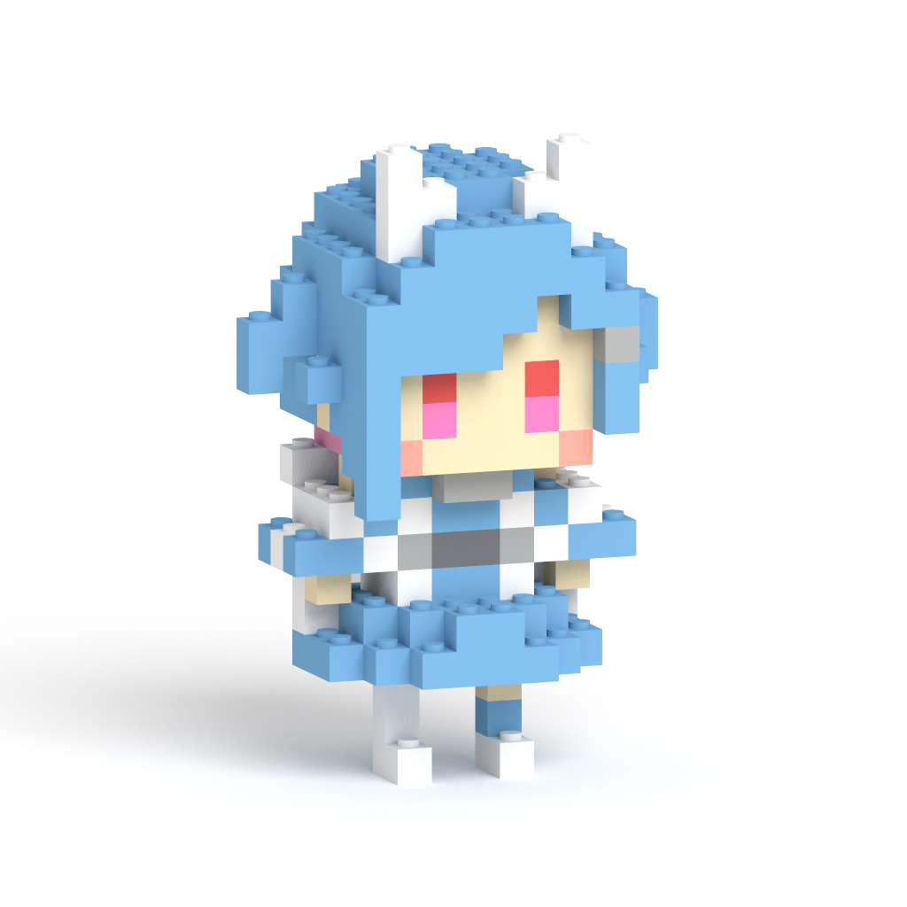 【サインデータ・オリジナル画像付き】しぐまの ミタクルブロックコラボフィギュア