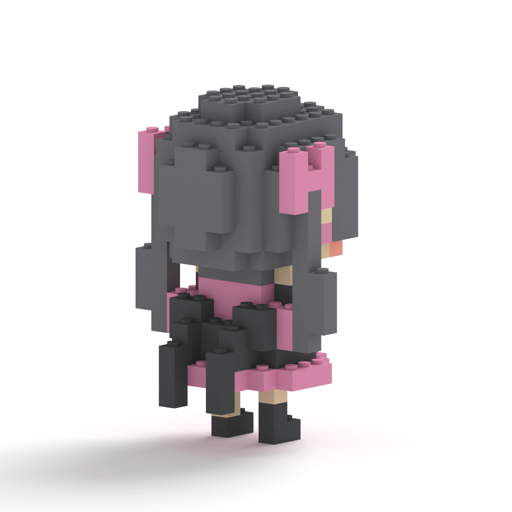 【お名前入り直筆サイン＆ボイスメッセージ特典付き】桜月花音　ミタクルブロックコラボフィギュア - ミタクルブロック公式オンラインストア