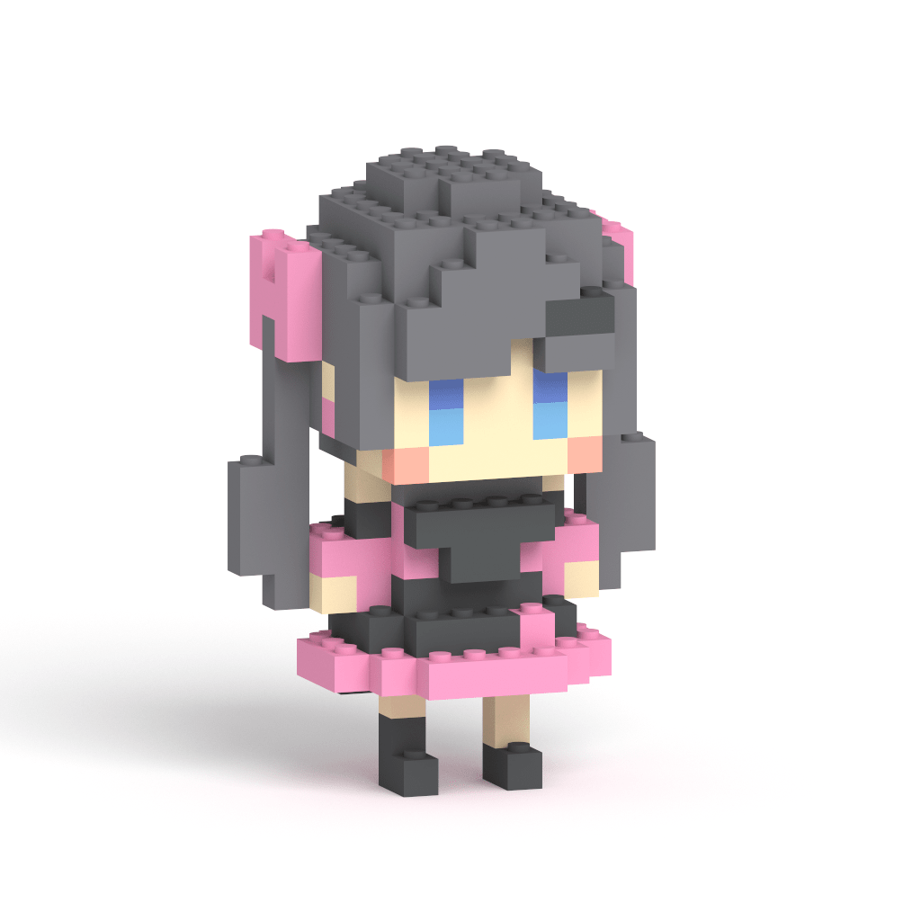 【お名前入り直筆サイン＆ボイスメッセージ特典付き】桜月花音　ミタクルブロックコラボフィギュア - ミタクルブロック公式オンラインストア