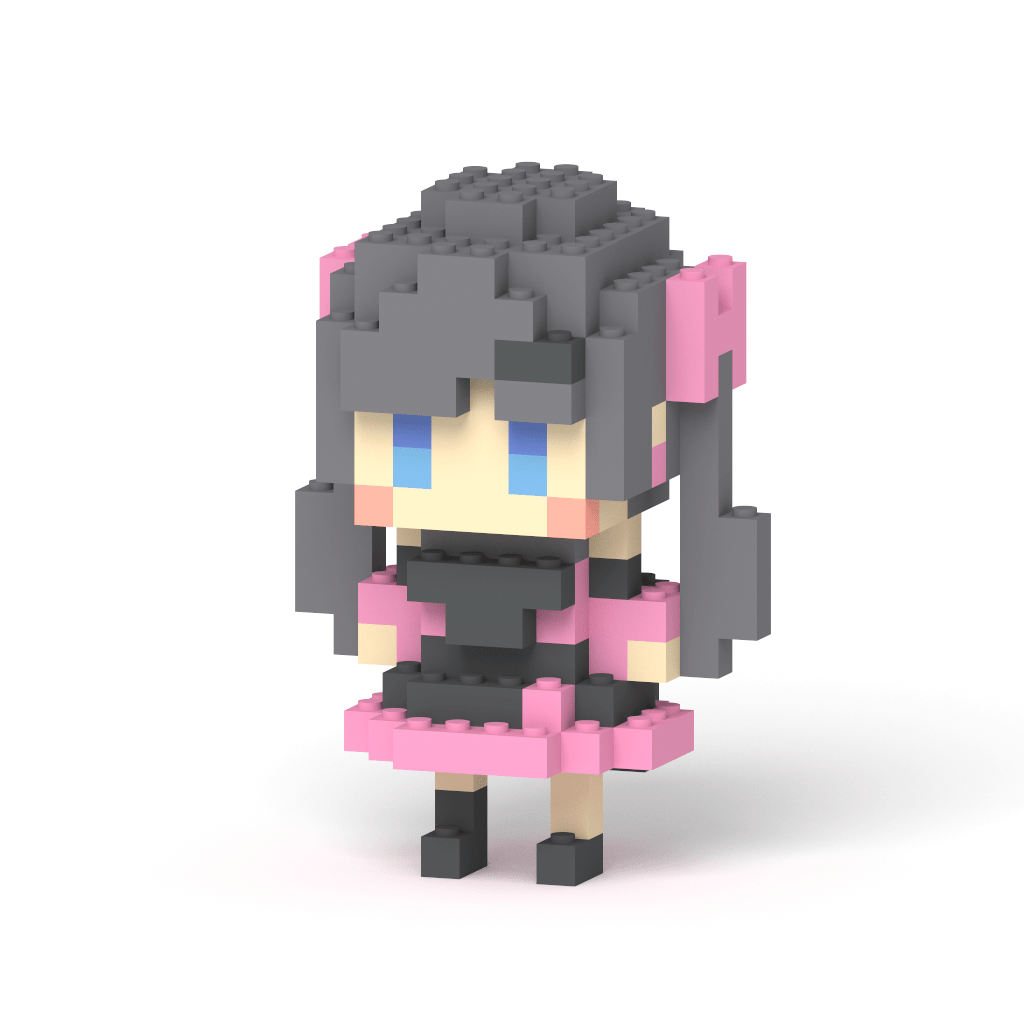 【お名前入り直筆サイン＆ボイスメッセージ特典付き】桜月花音　ミタクルブロックコラボフィギュア - ミタクルブロック公式オンラインストア