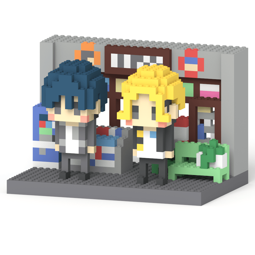 【描き下ろしポストカード付き】純愛上等！ かめいやステージセット ミタクルブロックコラボフィギュア - ミタクルブロック公式オンラインストア