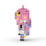 【直筆サイン入りチェキ風カード付き】つきみゆこ ミタクルブロックコラボフィギュア